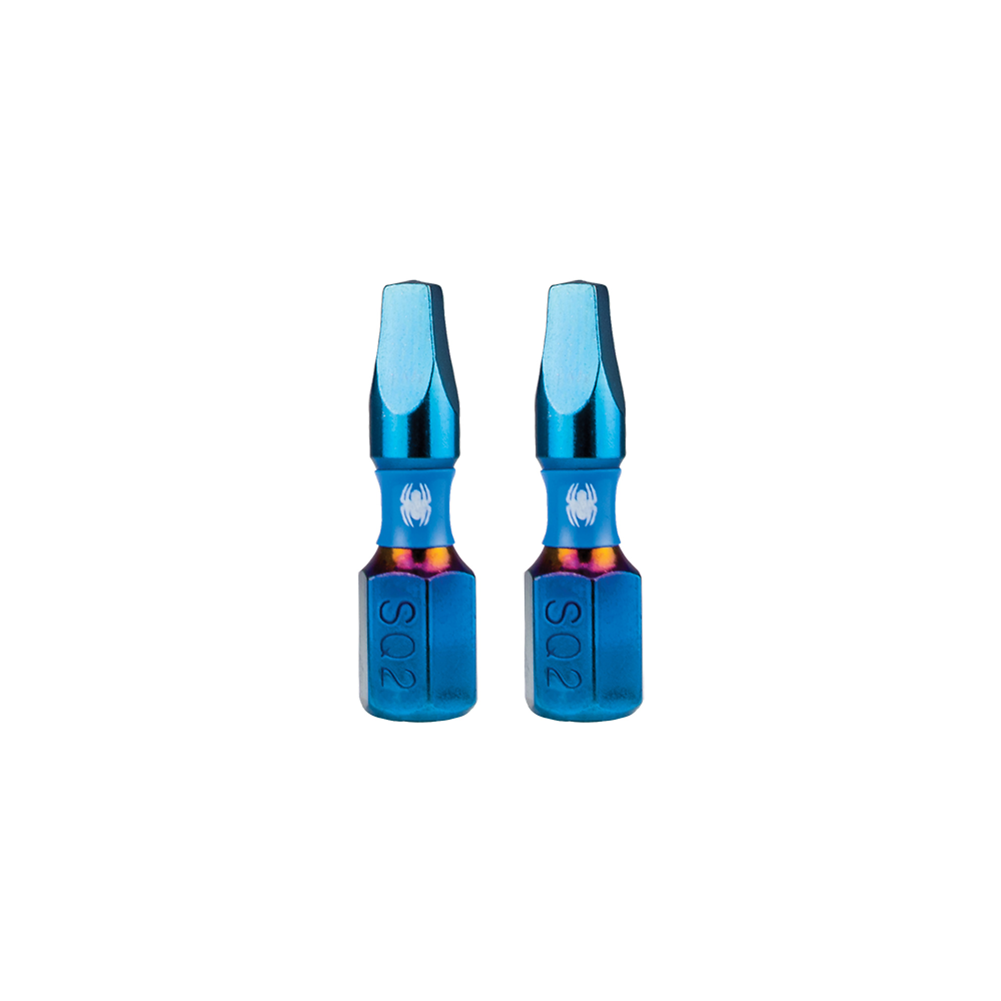 SPYDER Mach-Blue™, 2Pc 1/4in. X 1in. Mach-Blue Impact Driver Bit, Sq2 Included (qty.) 2 Model# 19037